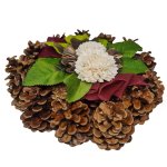 Veniec ŠIŠKOVÝ zdobený MIX 25cm