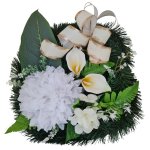 Zdobený veniec V5 38cm MIX