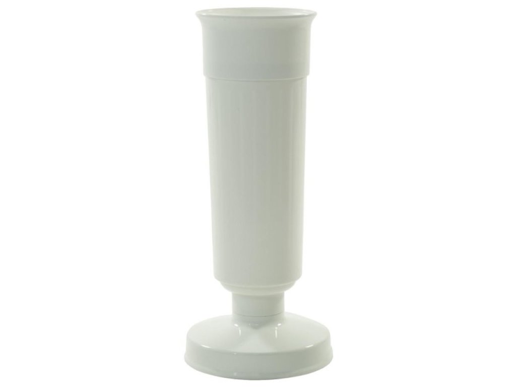Váza so záťažou 35cm, Biela