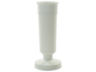 Váza so záťažou 35cm, Biela