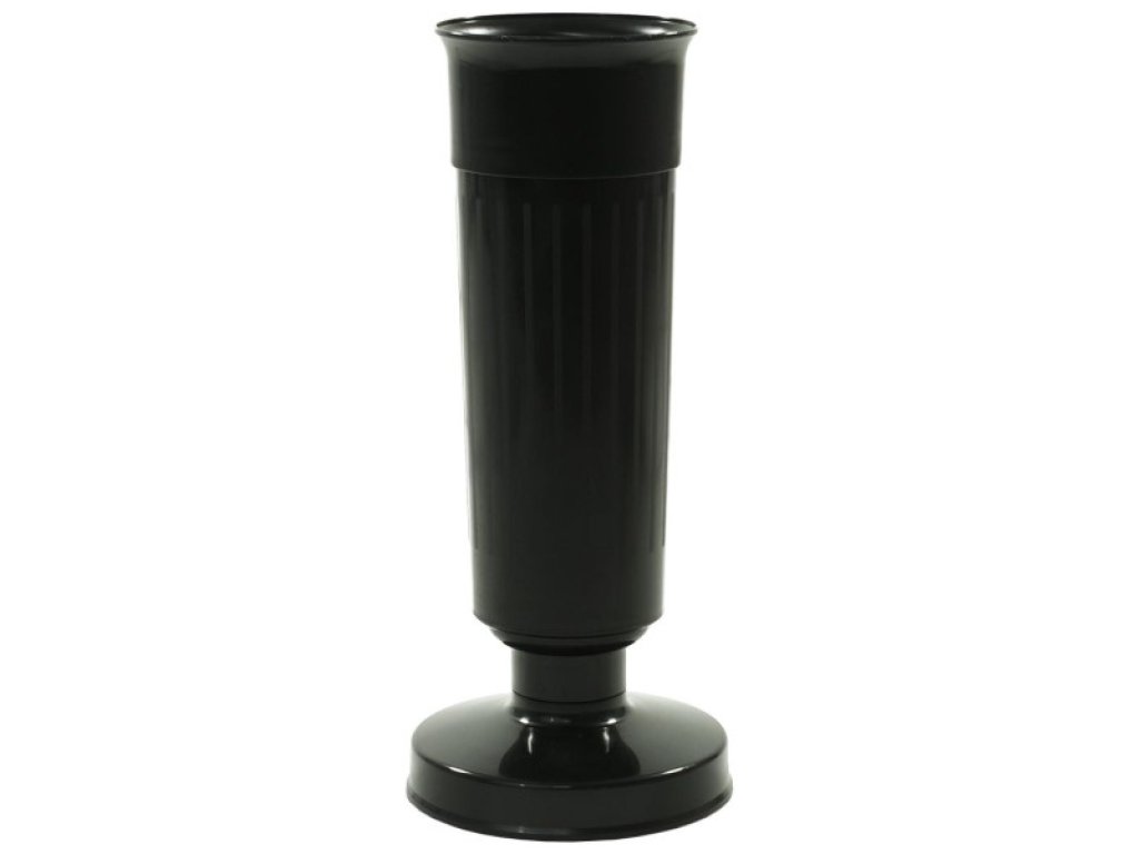 Váza so záťažou 35cm, Čierna