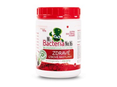 Aktivátor Mr.Bacteria No.16, živiny pre zdravé izbové rastliny, 500g
