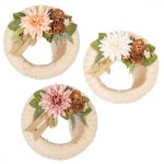 Venček SISAL biely 25cm MIX