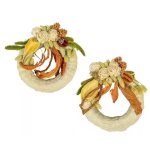 Venček SISAL TROPIC biely 15cm MIX