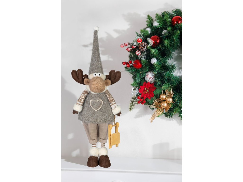 Dekorácia MagicHome Vianoce, sob, chlapec, 13x21x53 cm