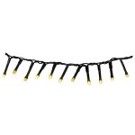 Reťaz MagicHome Vianoce Serpens, 100 LED teplá biela, 8 funkcií, 230 V, 50 Hz, s adaptérom, IP44, exteriér, osvetlenie, L-10 m