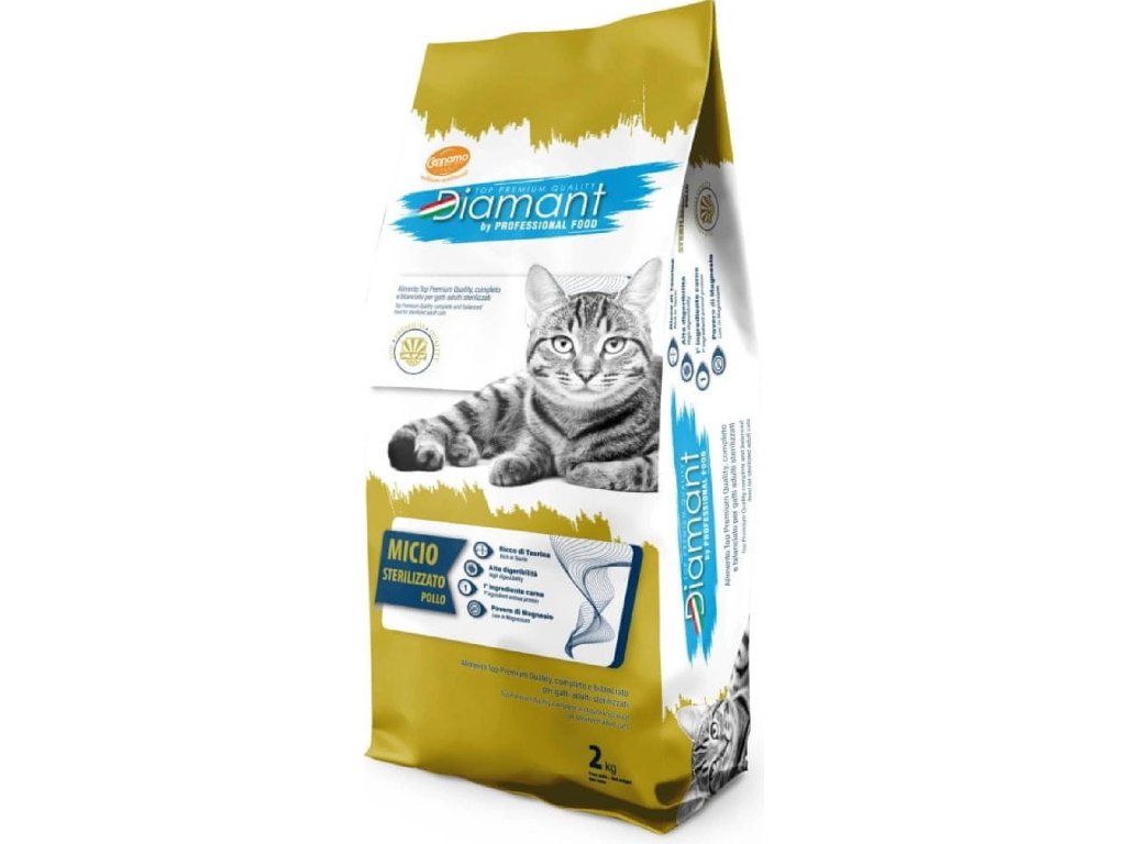Diamant Cat Micio Sterilised Kuracie 2 kg