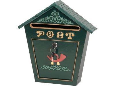 Schránka Albert MagicHome 360x90x380 mm, poštová, zelená