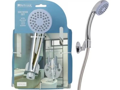 Ružica sprchovacia s hadicou a držiakom chrómová farba