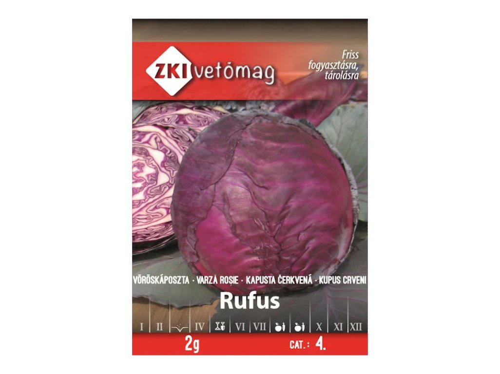 Kapusta skorá  ZKI RUFUS ČERVENÁ 2g