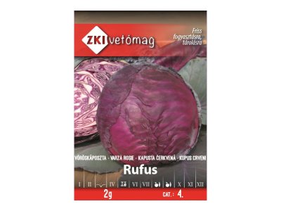 Kapusta skorá  ZKI RUFUS ČERVENÁ 2g