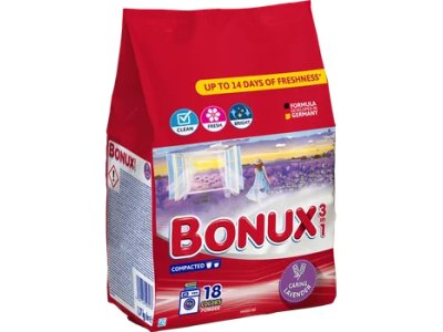 Bonux prášok 3v1 Color Lavender 18PD 1,17kg