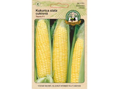 Kukurica cukrová TAURIS F1 15g Tradičné osivá