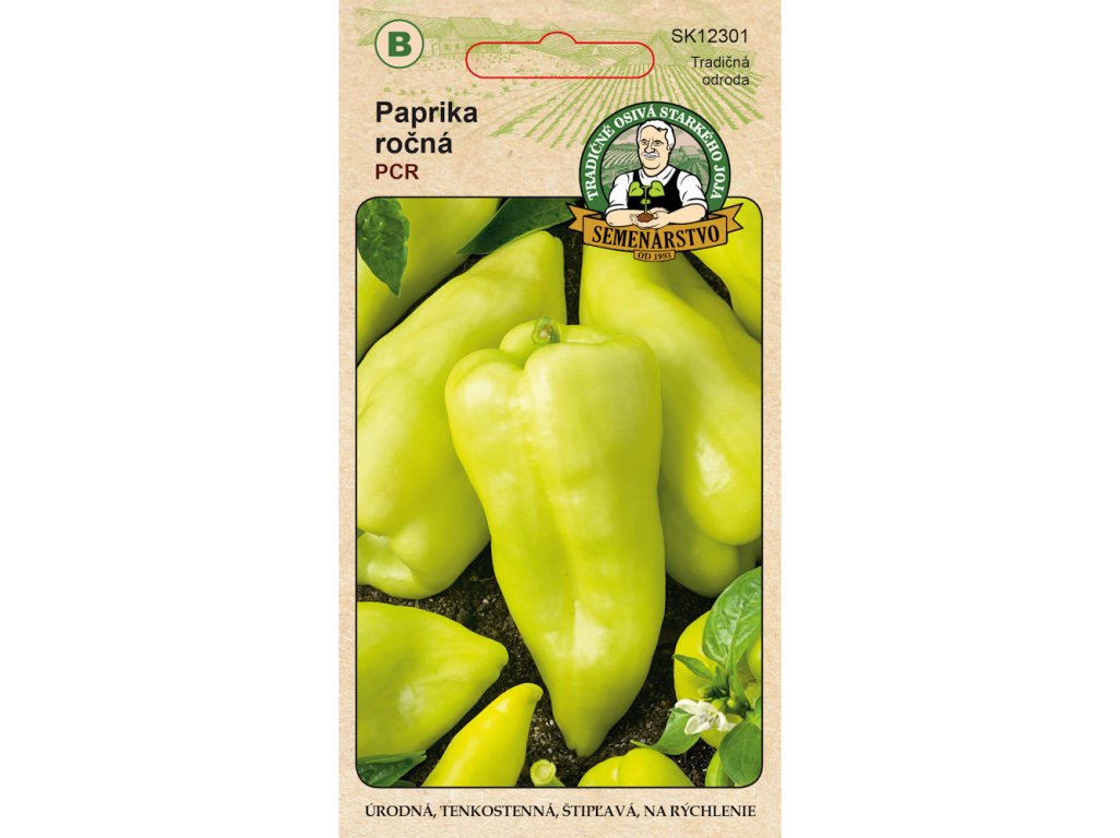 Paprika na rýchlenie PCR 0,7g Tradičné osivá