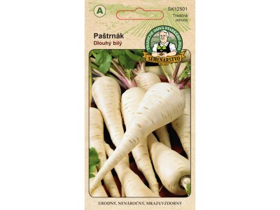 Paštrnák BIELY DLHÝ 3g Tradičné osivá