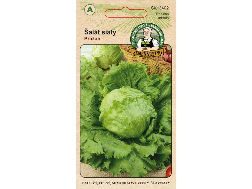 Šalát letný ľadový PRAŽAN 0,5g Tradičné osivá