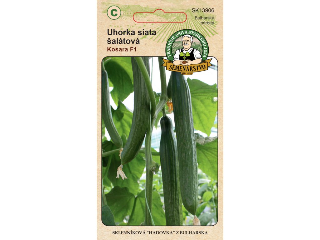 Uhorky skleníkové KOSARA F1 0,25g Tradičné osivá