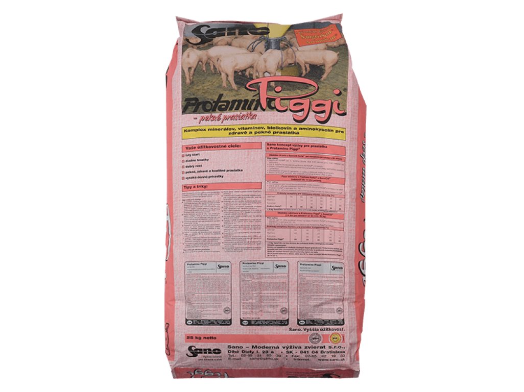 Protamino Piggi® 25kg Funkčný 20%ný bielkovinový koncentrát pre lepší rast (prasatá do 35kg)
